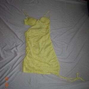 For Love & Lemons Yellow Dress, Size Small